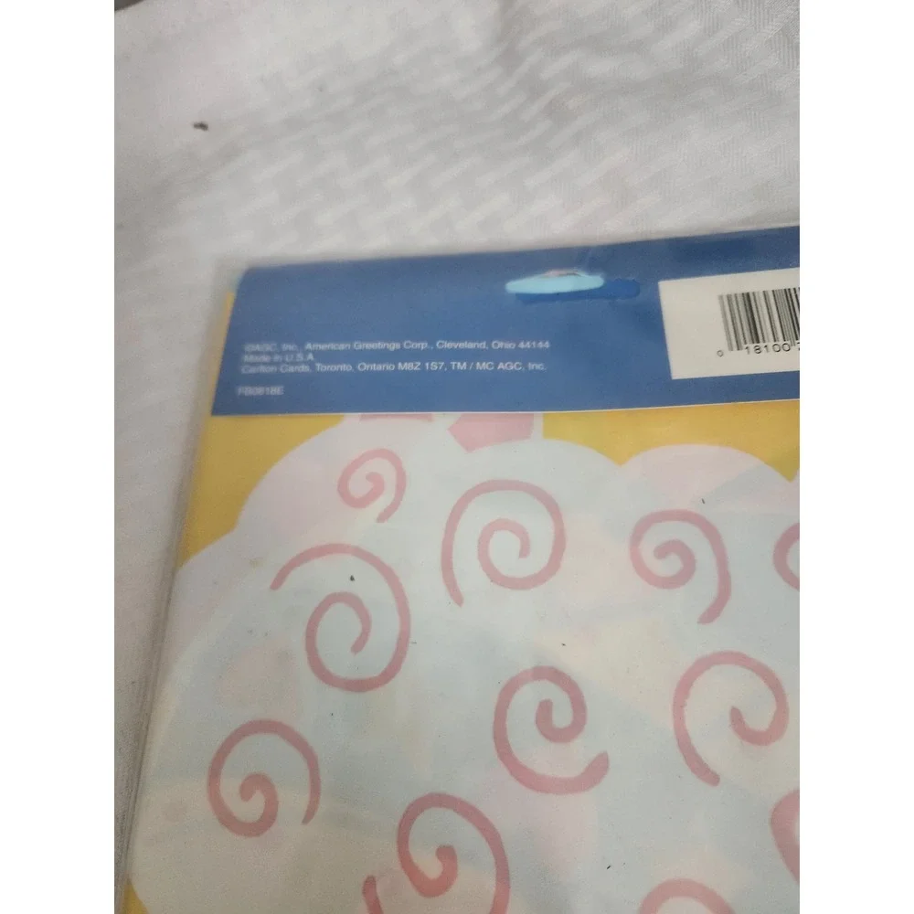 American Greetings Jumbo Plastic Gift Bag Baby Shower Nursery 31.25 x 38 Inch